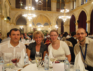 At the banquet in the Vienna city hall