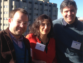 Thomas, Valeria Molinero and Nicolas Giovambattista in Berkeley